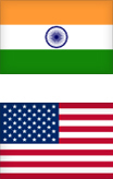 India USA Flag